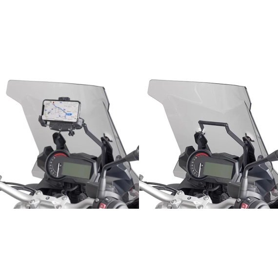 Givi Brakett til GPS holder for montering bak vindskjerm.