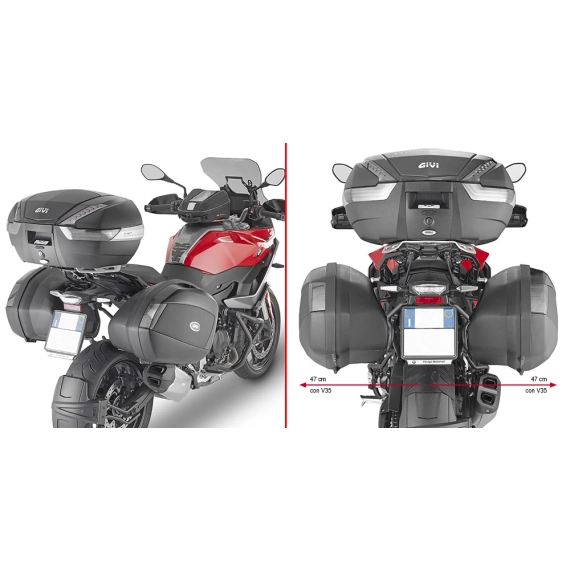 Givi Sideveskefester plx i stål for V35/V37 vesker  (PLX5137)F900XR