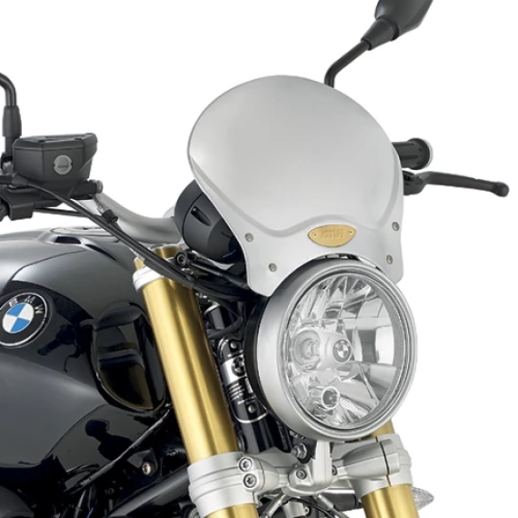 Givi Vindskjerm i aluminium med cafe racer design 20,5 X 26,5 (HXB)