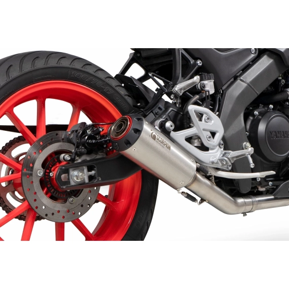 Scorpion Red Power.Eksosanlegg Rustfritt.MT125