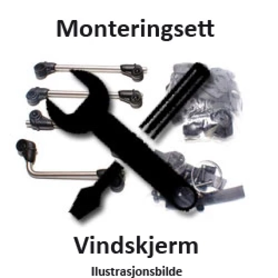 Monteringsett vindskjerm BMW (D5142KIT)
