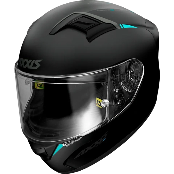 Axxis GP Racer Sort Matt MC Hjelm