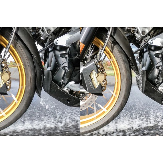 Wunderlich »EXTENDA FENDER XL« mudguard extension - front - black