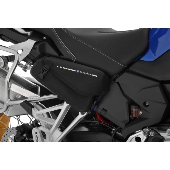 Wunderlich frame cover with side bags »DRYBAG« - black