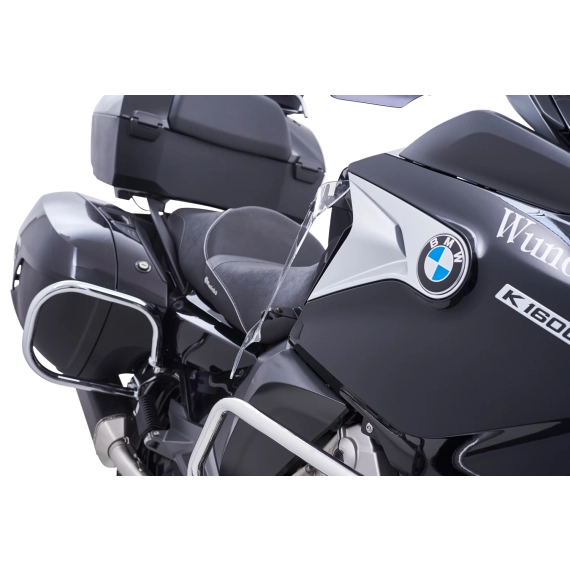 Wunderlich leg protectors »VARIO« - smoked grey K1600GT
