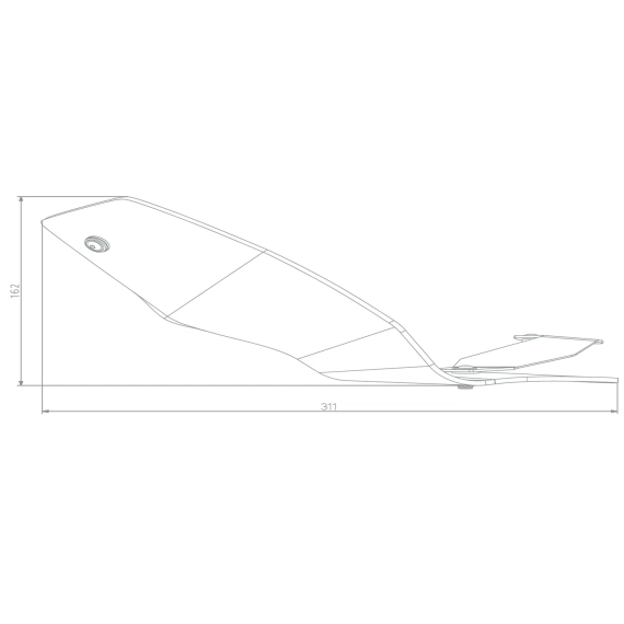 Wunderlich wind deflector »ERGO« - smoked grey