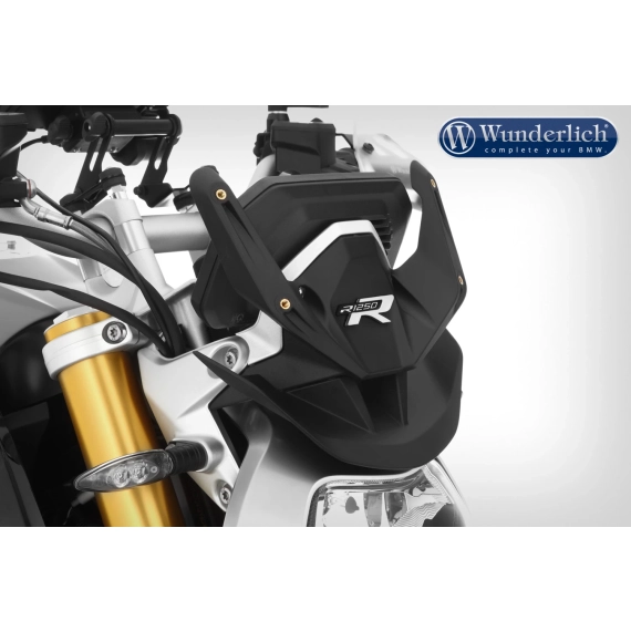 Mounting bracket for the MARATHON windshield for the BMW R 1250 R - black