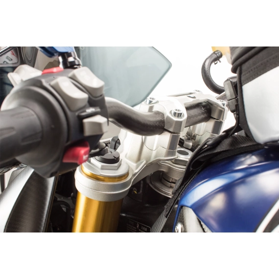 Wunderlich Handlebar risers »SPORTERGO« - silver
