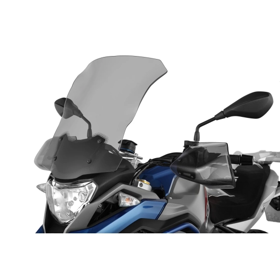 Wunderlich windshield »MARATHON« - For models with original board socket - smoked grey