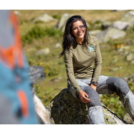 Klim Solstice -1.0 Genser Dame Burnt Olive