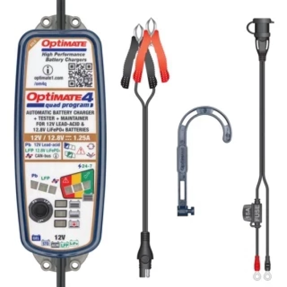Optimate 4 Quad Premium Batterilader 12V 1A