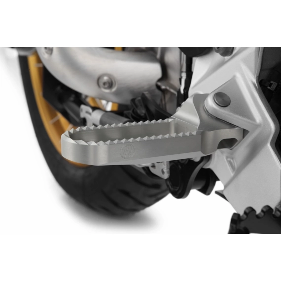 Wunderlich Lower footrests ERGO-COMFORT - silver