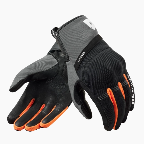 Revit Mosca 2 MC Hanske Sort/Orange
