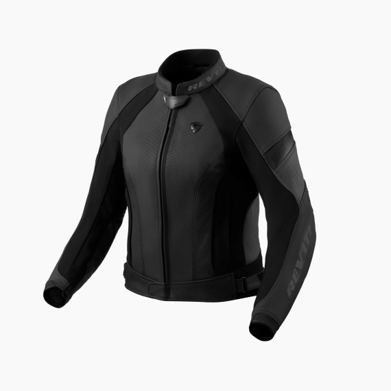 Revit Xena 4 MC Skinn Jakke Dame Sort/Grå
