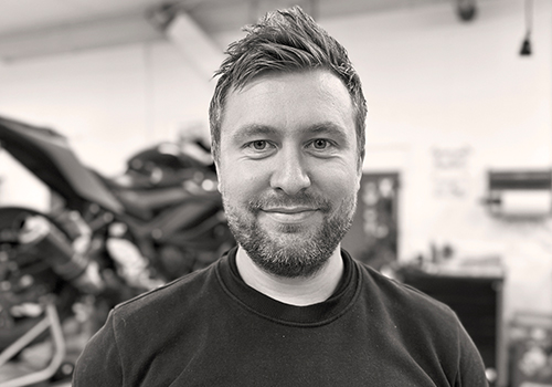 Mekaniker på Speed Motorcenter / Test av Yamaha MT-07 Y-AMT/ Speed Motorcenter / Speed MC / Motorsykkel / MC / Sandefjord